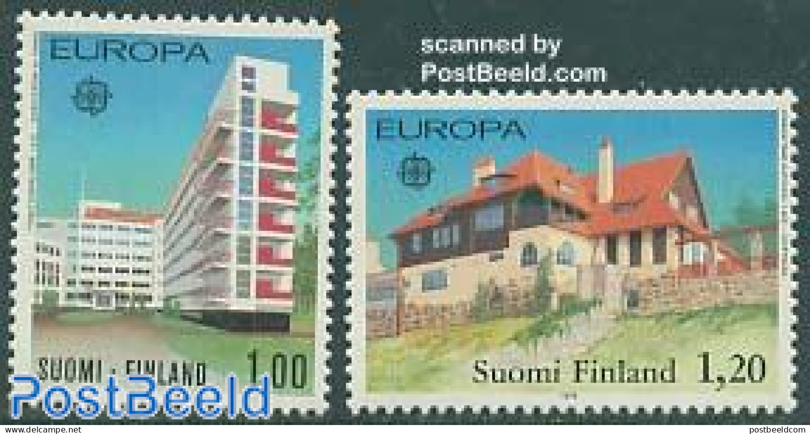 Finland 1978 Europa 2v, Mint NH, Health - History - Health - Europa (cept) - Art - Modern Architecture - Ungebraucht