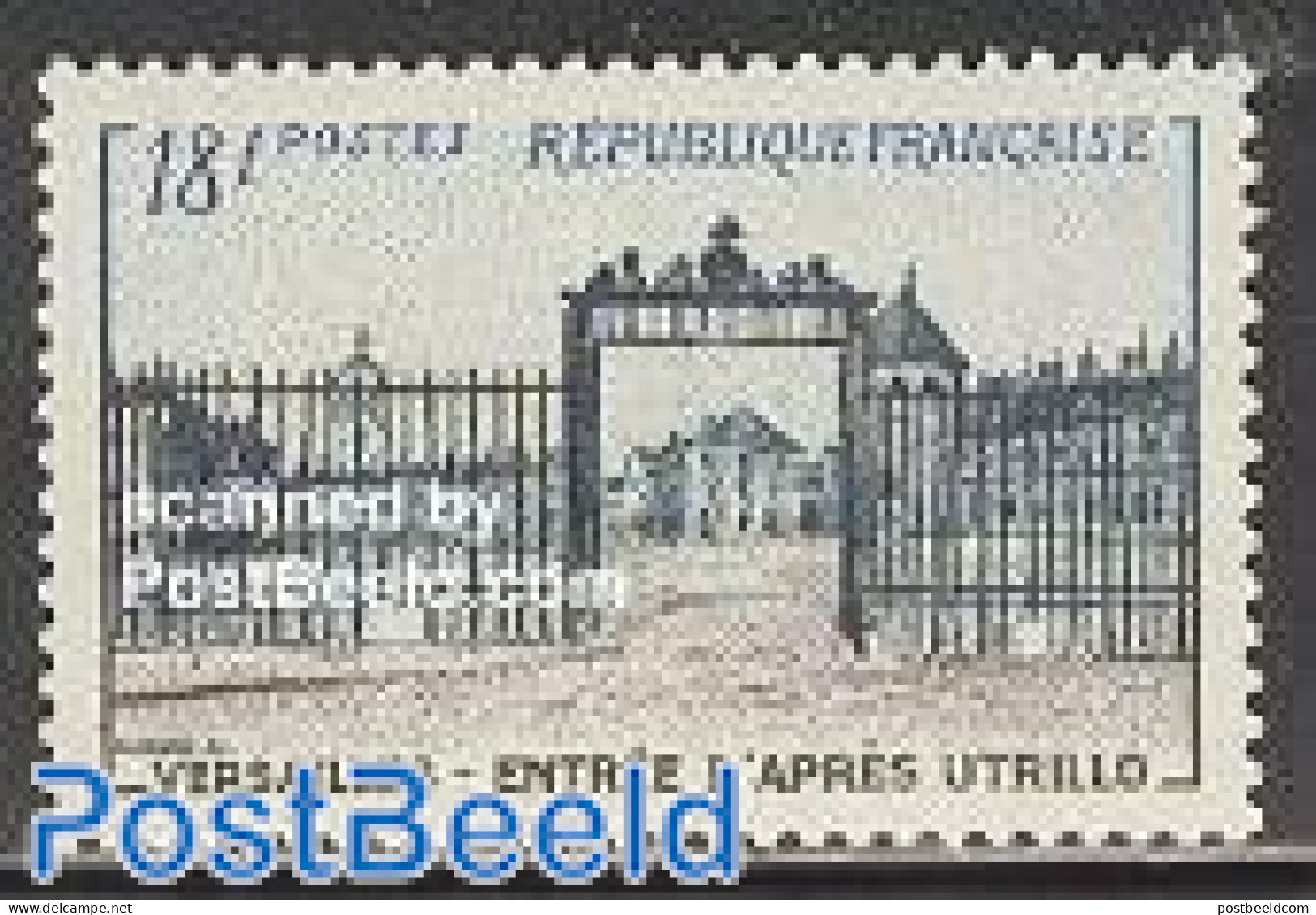 France 1954 Versailles 1v, Mint NH, Art - Castles & Fortifications - Ungebraucht