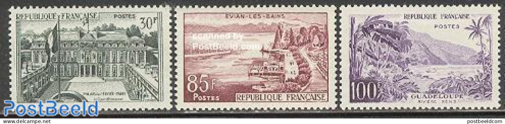 France 1959 Definitives 3v, Mint NH - Neufs