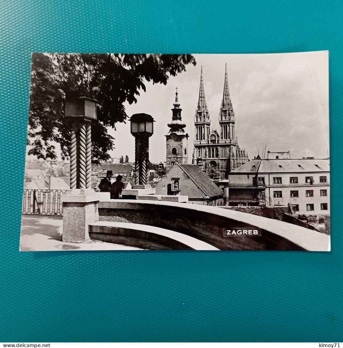 Cartolina Zagreb. Viaggiata 1960 - Croatie