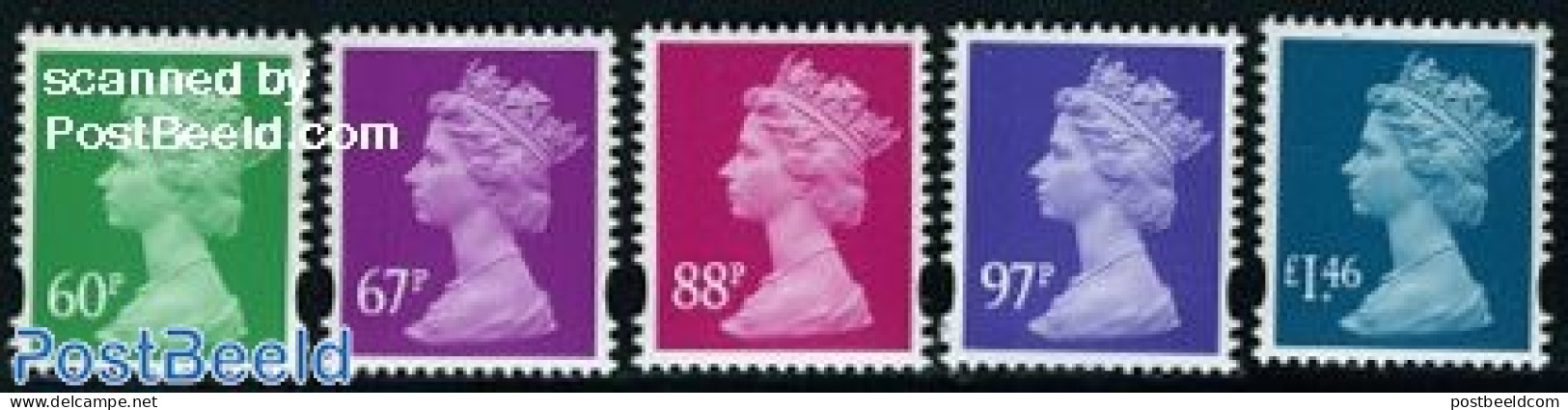 Great Britain 2010 Definitives (Machin) 5v, Mint NH - Unused Stamps