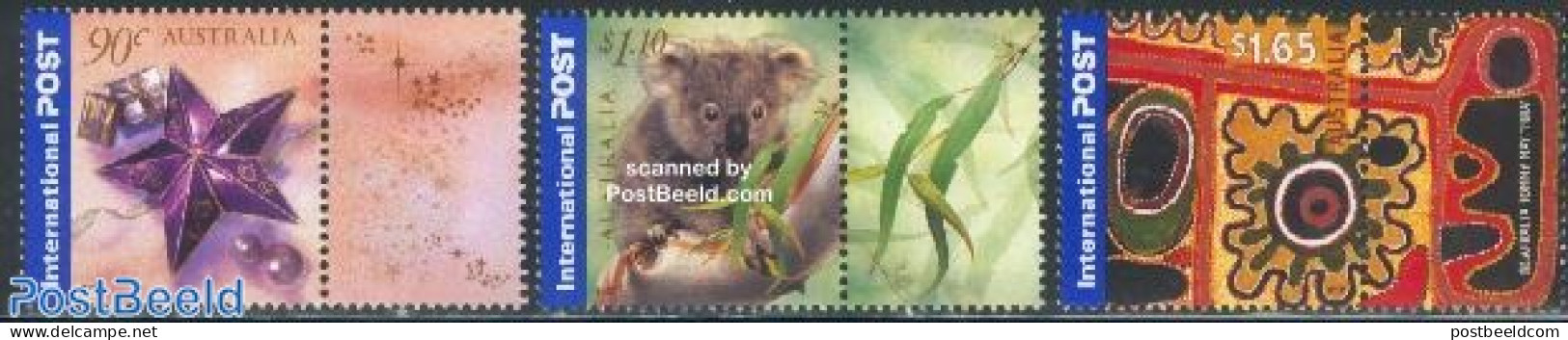 Australia 2002 Greeting Stamps 3v, Mint NH, Nature - Various - Animals (others & Mixed) - Greetings & Wishing Stamps - Neufs