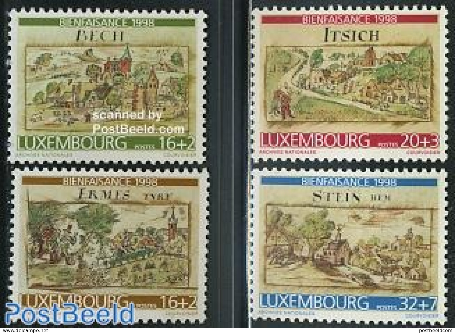 Luxemburg 1998 Welfare 4v, Mint NH - Unused Stamps