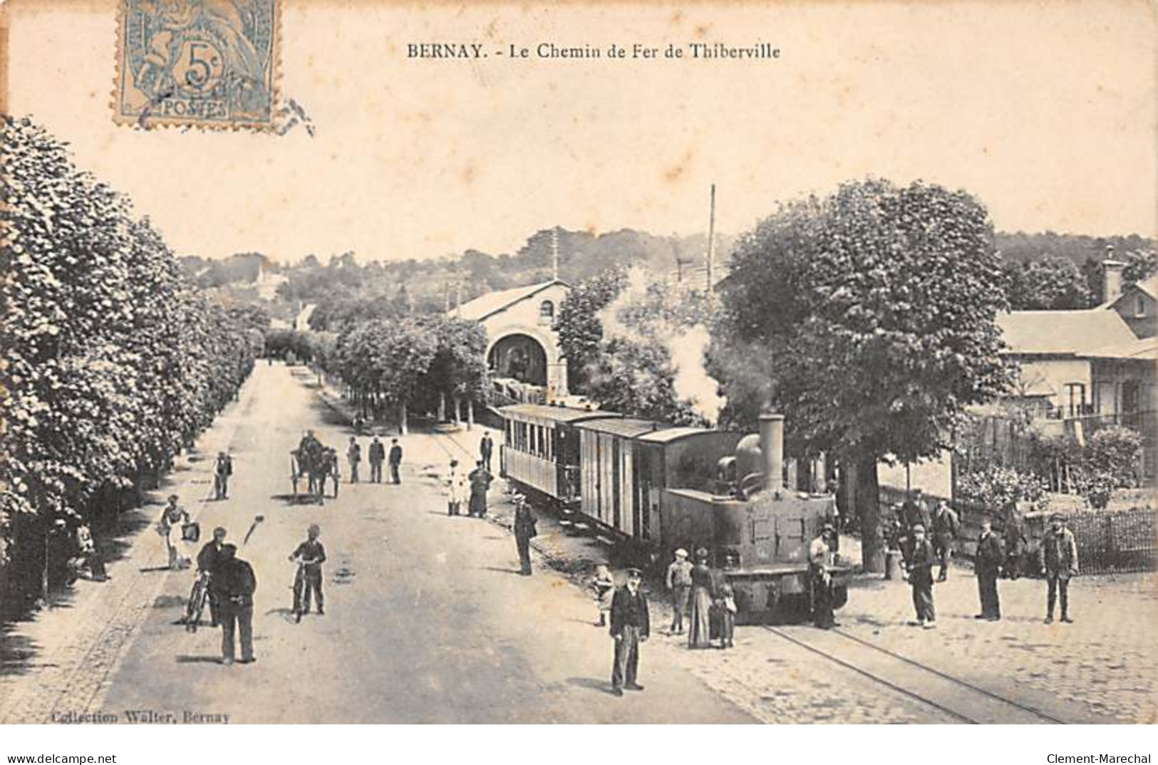 BERNAY - Le Chemin De Fer De Thiberville - Très Bon état - Bernay