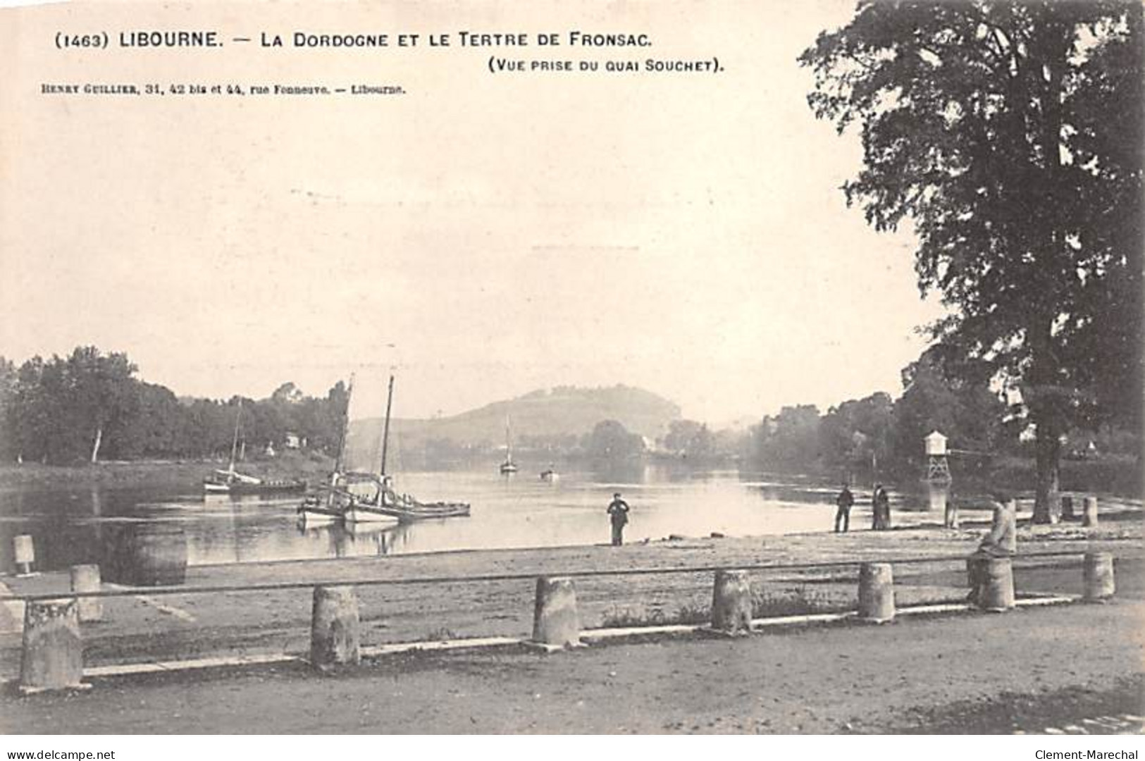 LIBOURNE - La Dordogne Et Le Tertre De Fronsac - Très Bon état - Libourne