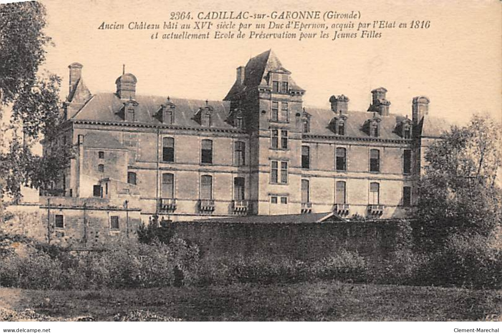 CADILLAC SUR GARONNE - Ancien Château - Très Bon état - Cadillac
