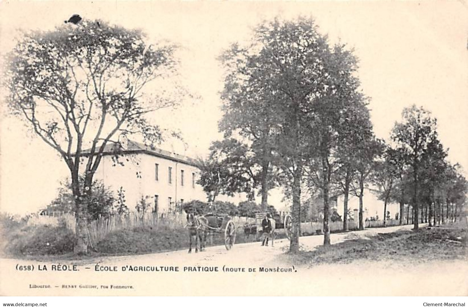 LA REOLE - Ecole D'Agriculture Pratique - Très Bon état - La Réole