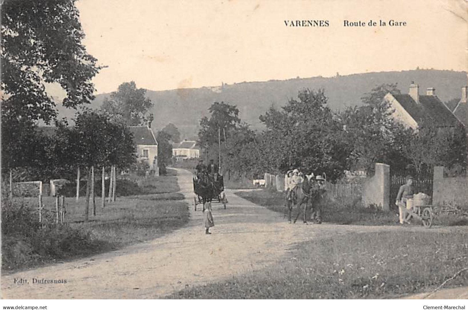 VARENNES - Route De La Gare - état - Sonstige & Ohne Zuordnung