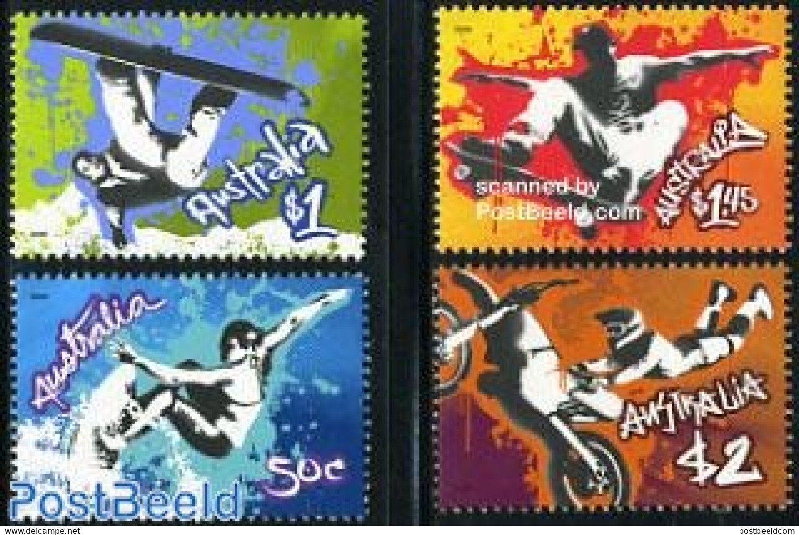 Australia 2006 Fun Sports 4v, Mint NH, Sport - Transport - Fun Sports - Sport (other And Mixed) - Motorcycles - Ungebraucht