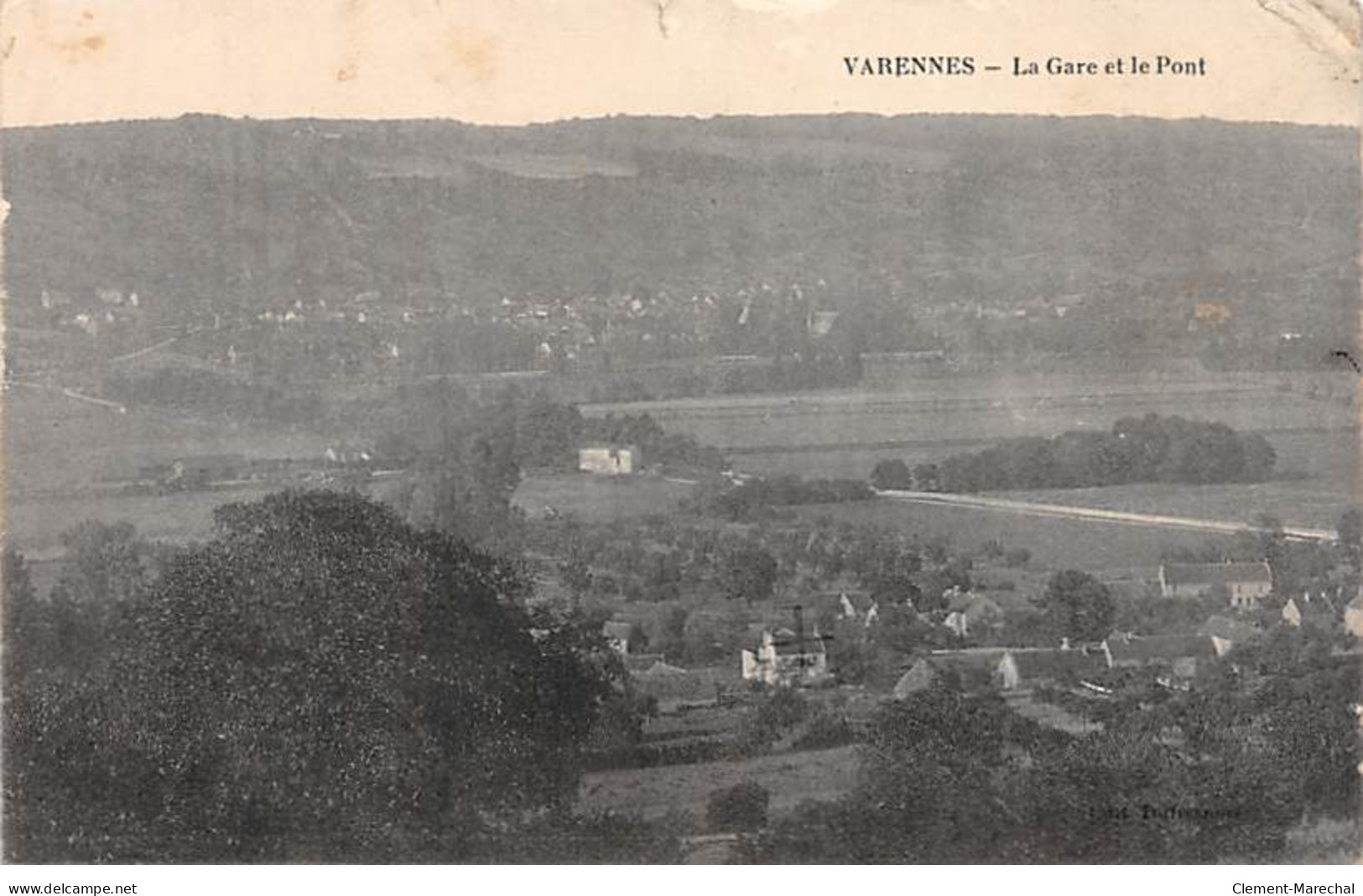 VARENNES - La Gare Et Le Pont - état - Sonstige & Ohne Zuordnung