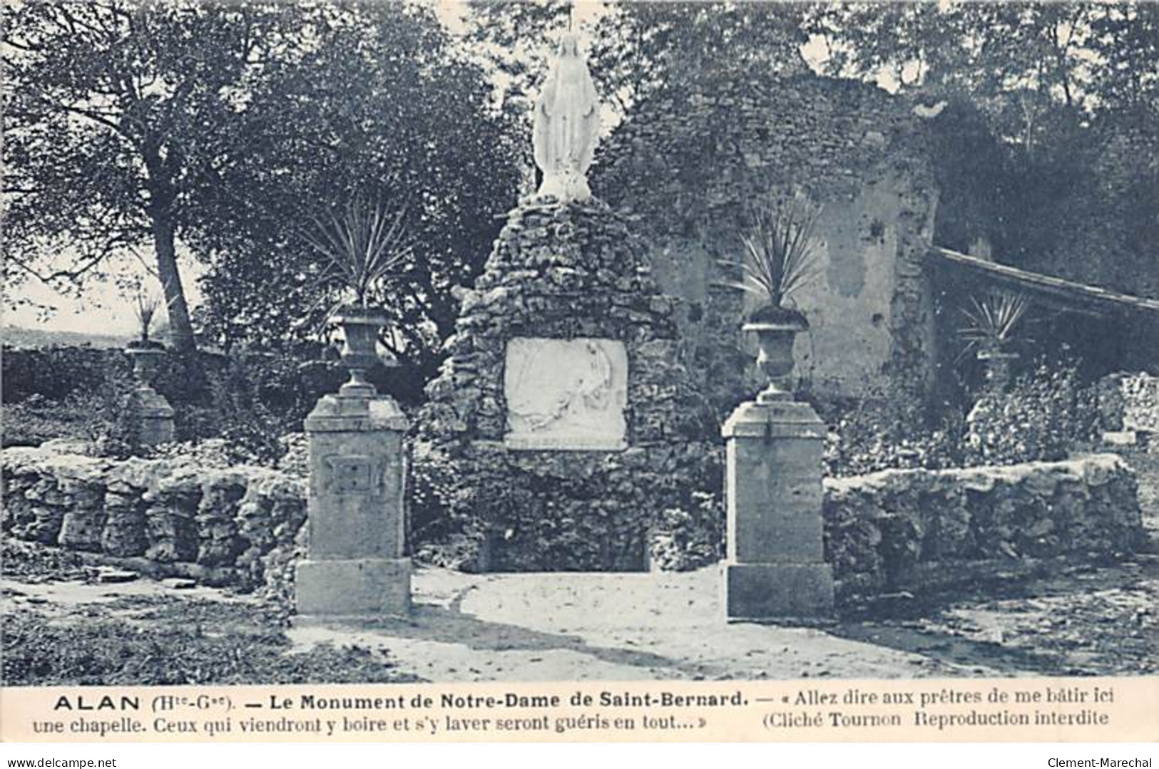 ALAN - Le Monument De Notre Dame De Saint Bernard - Très Bon état - Sonstige & Ohne Zuordnung