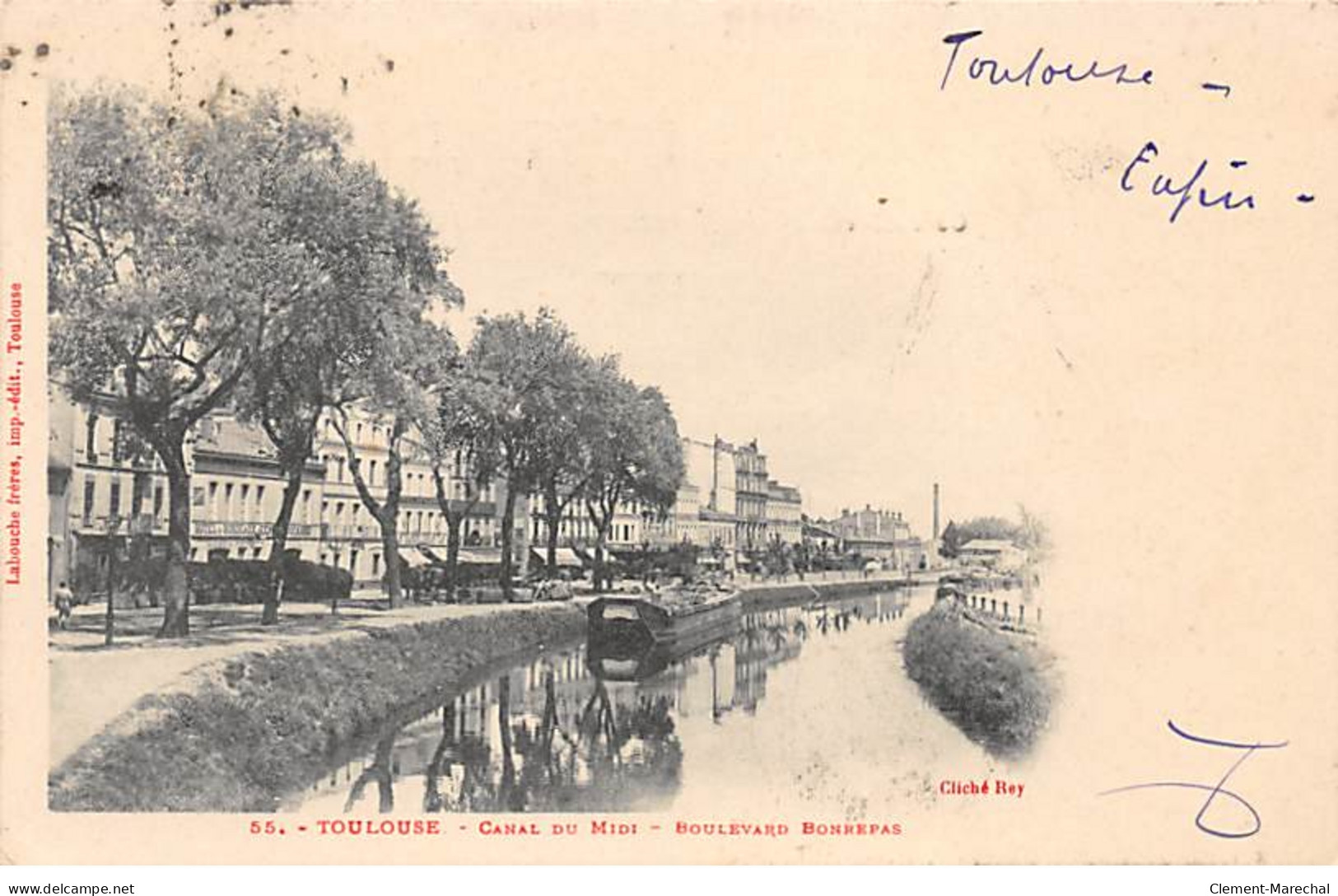 TOULOUSE - Canal Du Midi - Boulevard Bonrepas - Très Bon état - Toulouse
