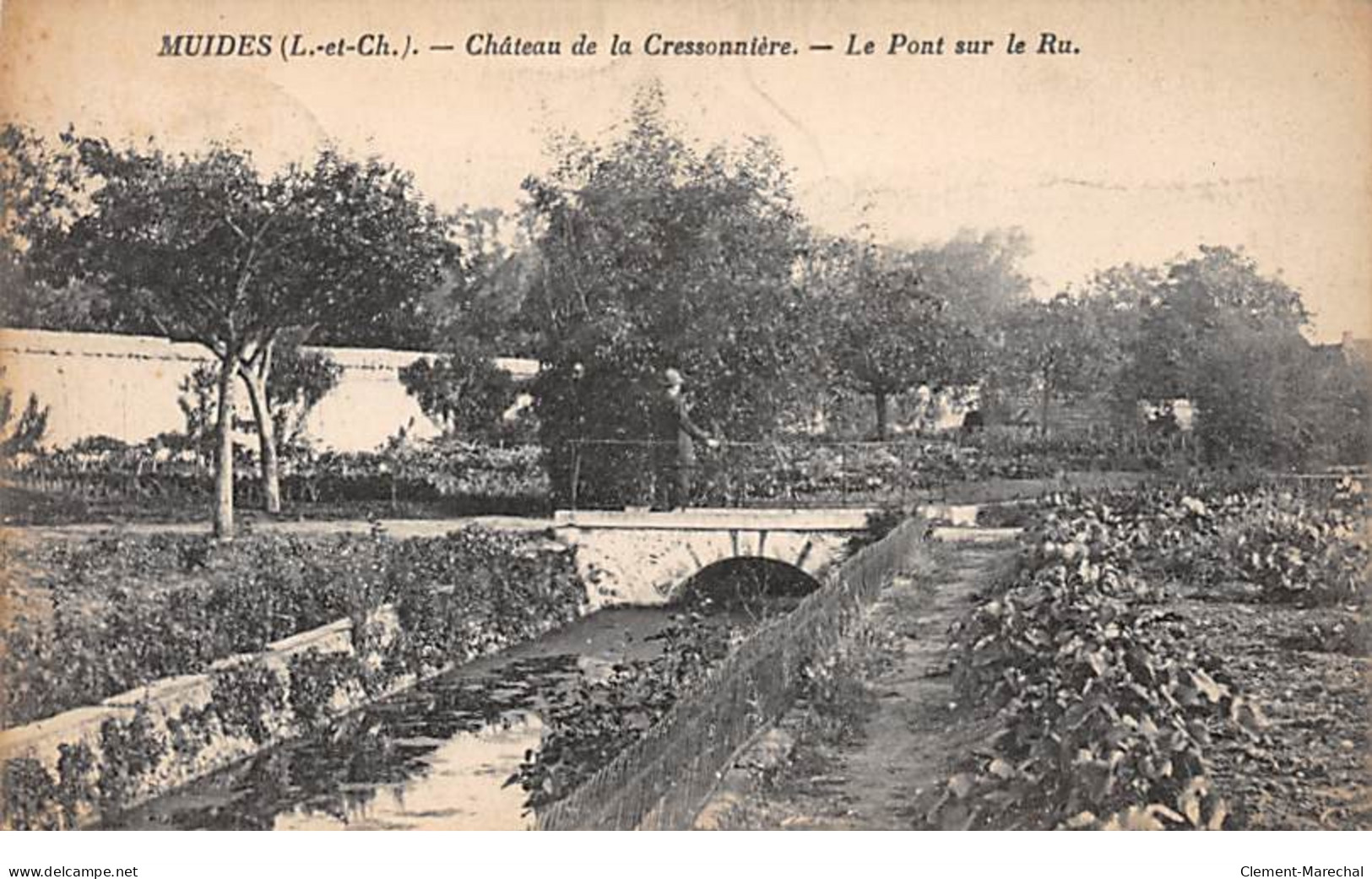 MUIDES - Château De La Cressonnière - Le Pont Sur Le Ru - Très Bon état - Andere & Zonder Classificatie