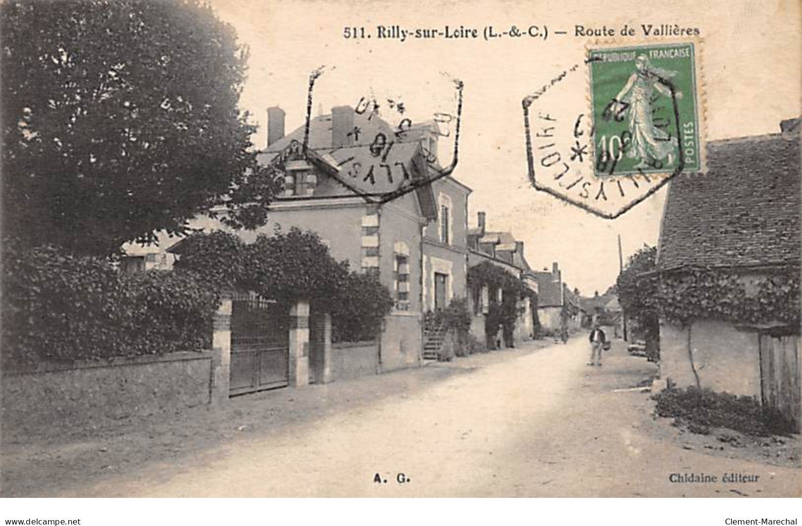 RILLY SUR LOIRE - Route De Vallières - Très Bon état - Andere & Zonder Classificatie
