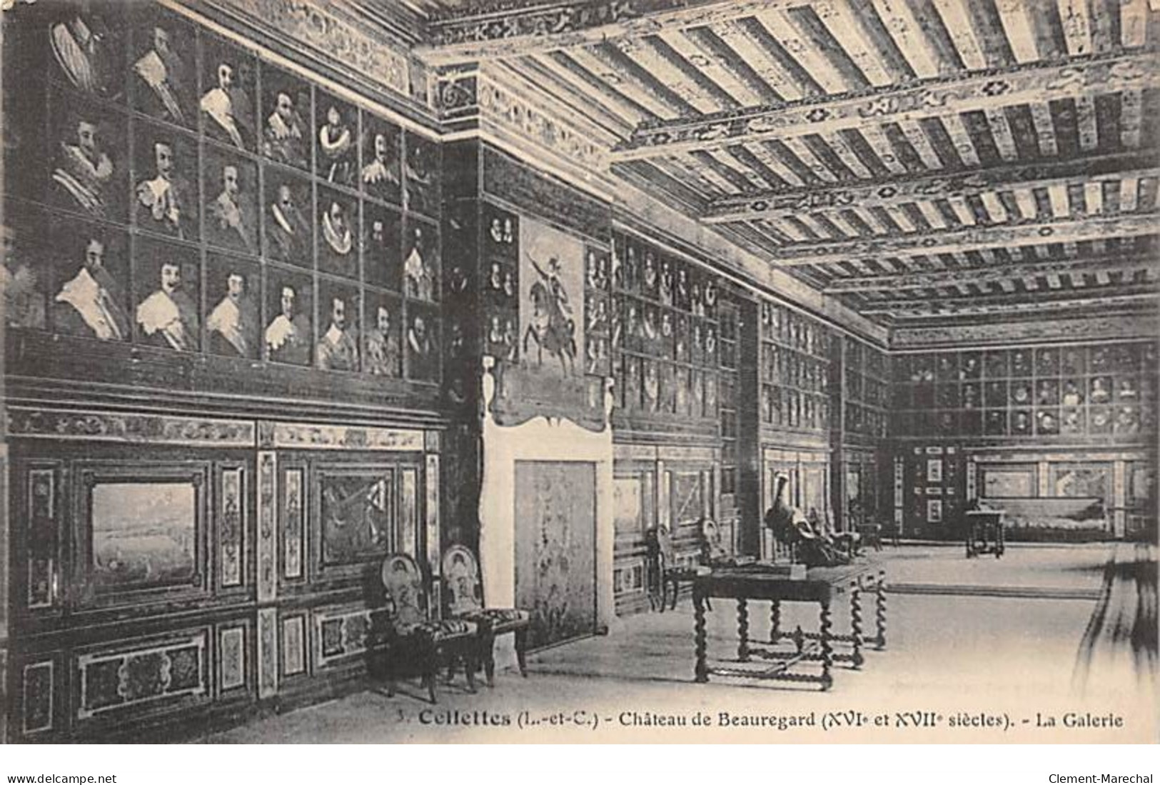 CELLETTES - Château De Beauregard - La Galerie - Très Bon état - Andere & Zonder Classificatie