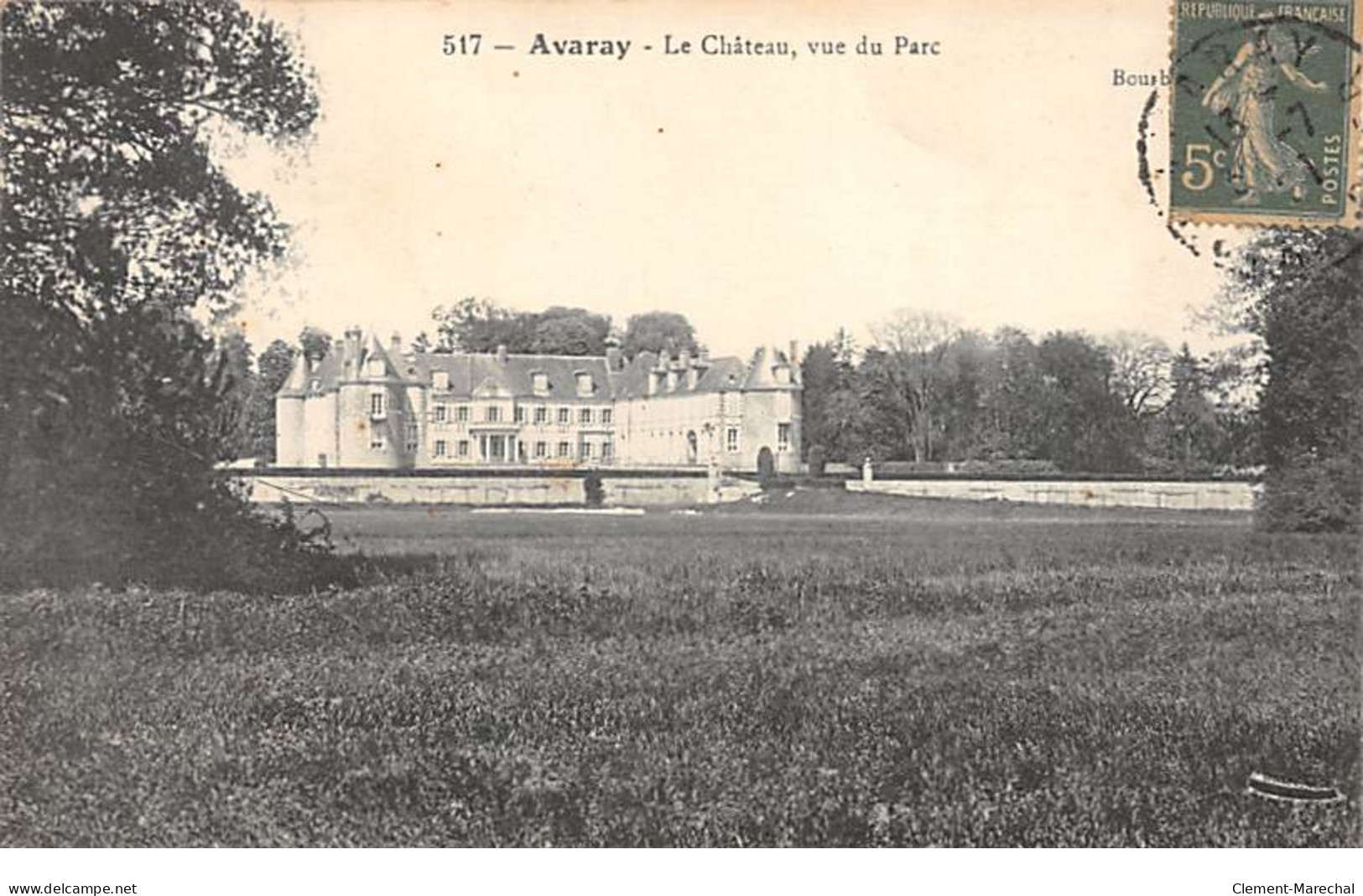 AVARAY - Le Château, Vue Du Parc - Très Bon état - Vendome