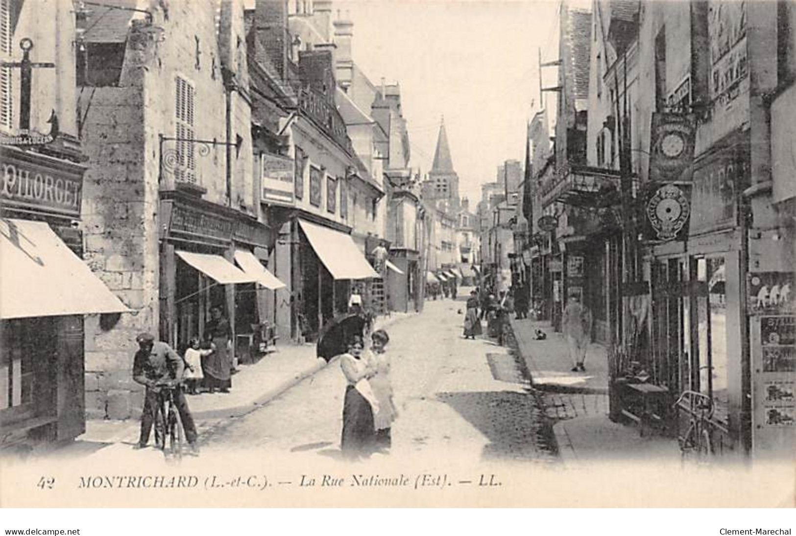 MONTRICHARD - La Rue Nationale - Très Bon état - Montrichard