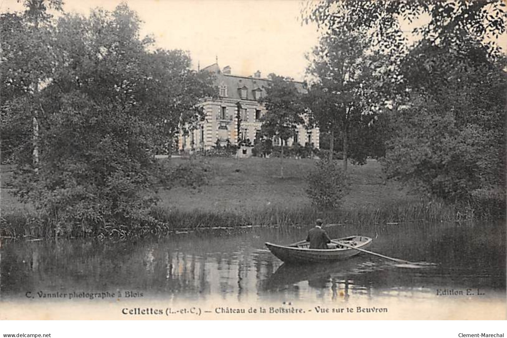 CELLETTES - Château De La Boissière - Vue Sur Le Beuvron - Très Bon état - Other & Unclassified