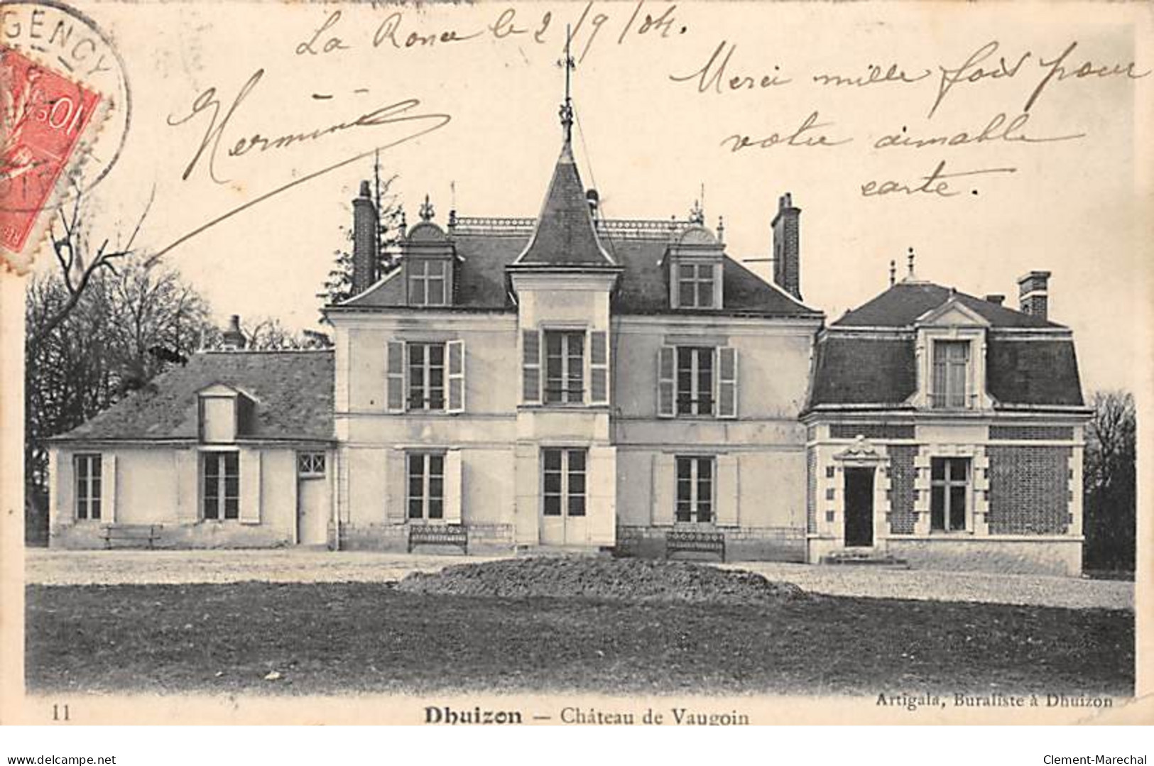 DHUIZON - Château De Vaugoin - Très Bon état - Sonstige & Ohne Zuordnung