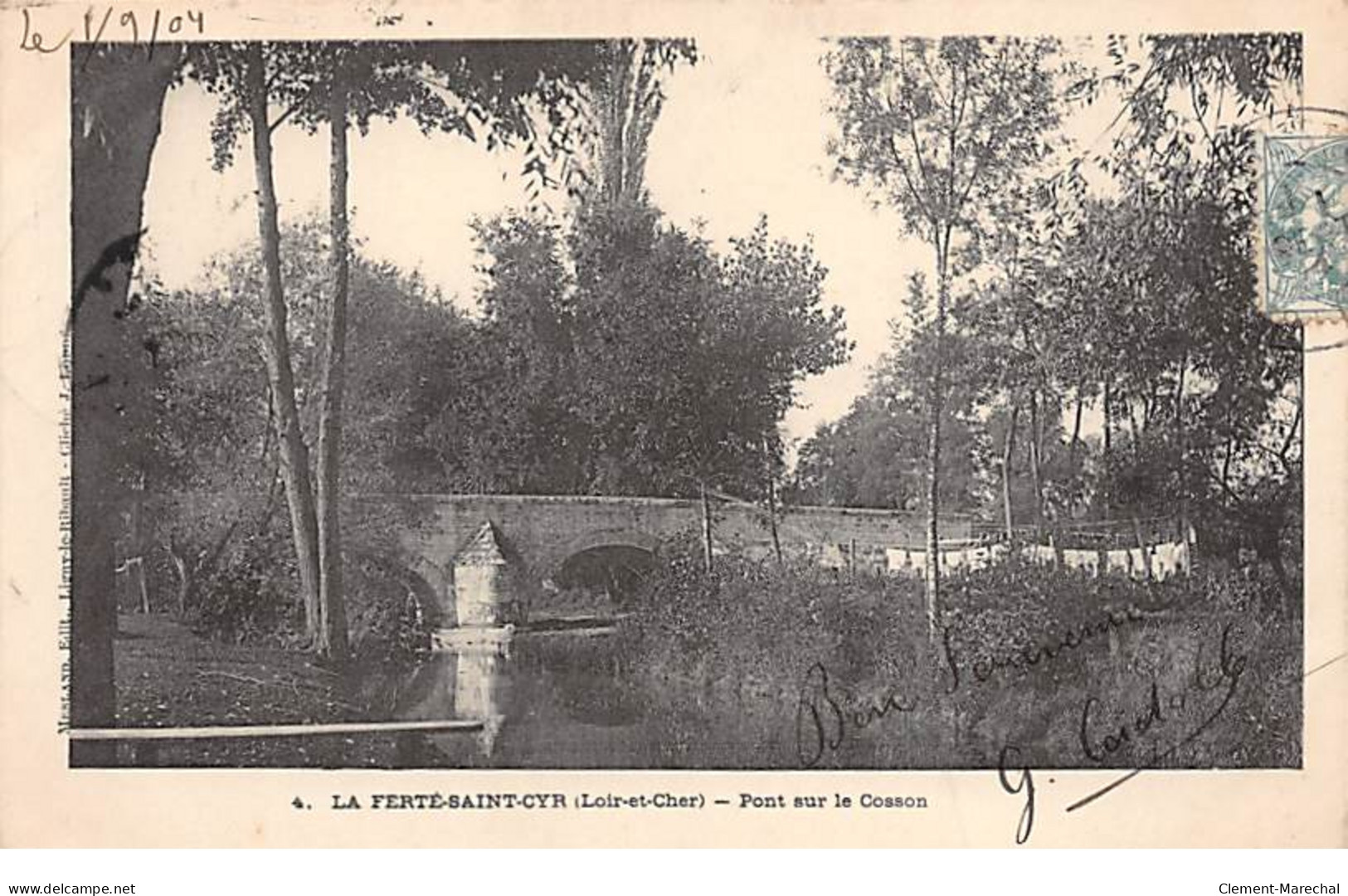 LA FERTE SAINT CYR - Pont Sur Le Cosson - Très Bon état - Other & Unclassified