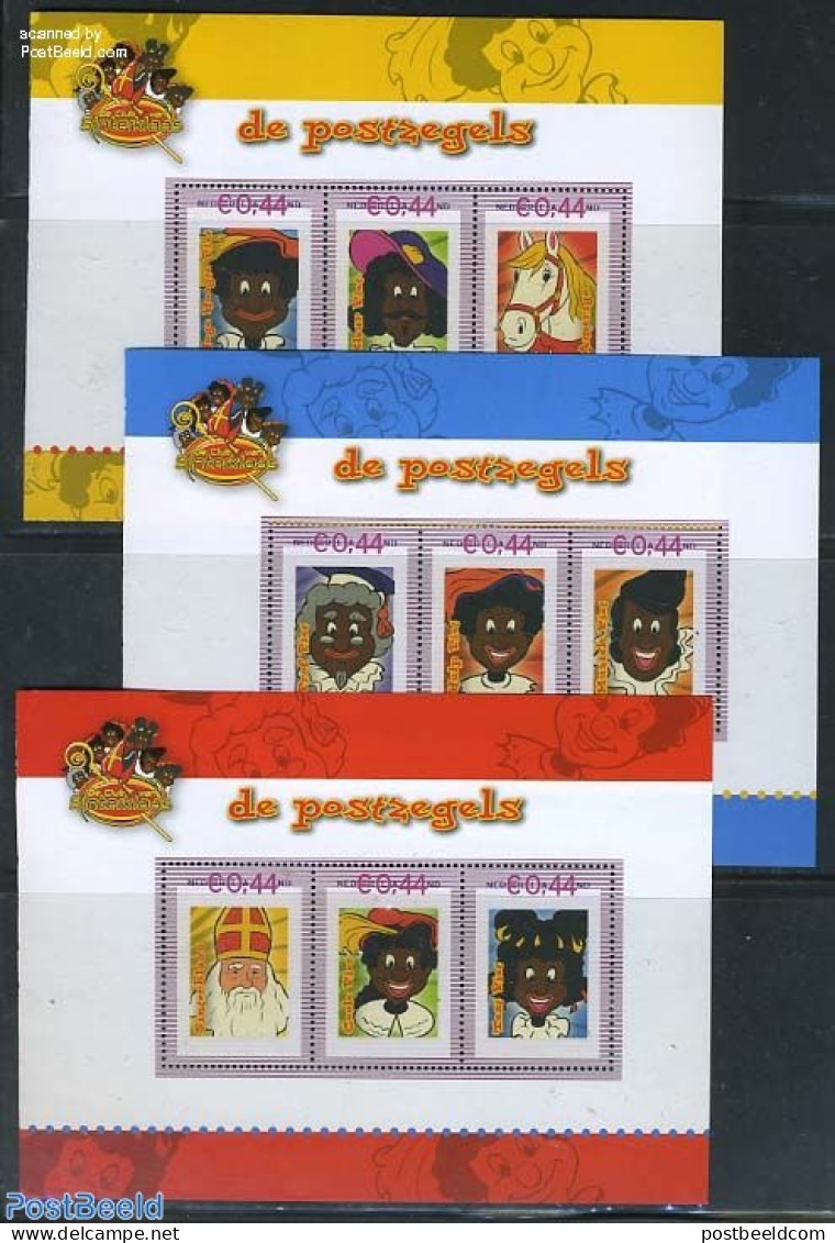 Netherlands - Personal Stamps TNT/PNL 2007 Jetix; Sinterklaas 9v, Mint NH, Nature - Religion - Various - Horses - Sain.. - Non Classés