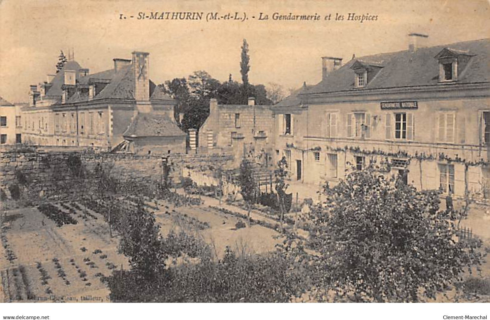 SAINT MATHURIN - La Gendarmerie Et Les Hospices - Très Bon état - Sonstige & Ohne Zuordnung