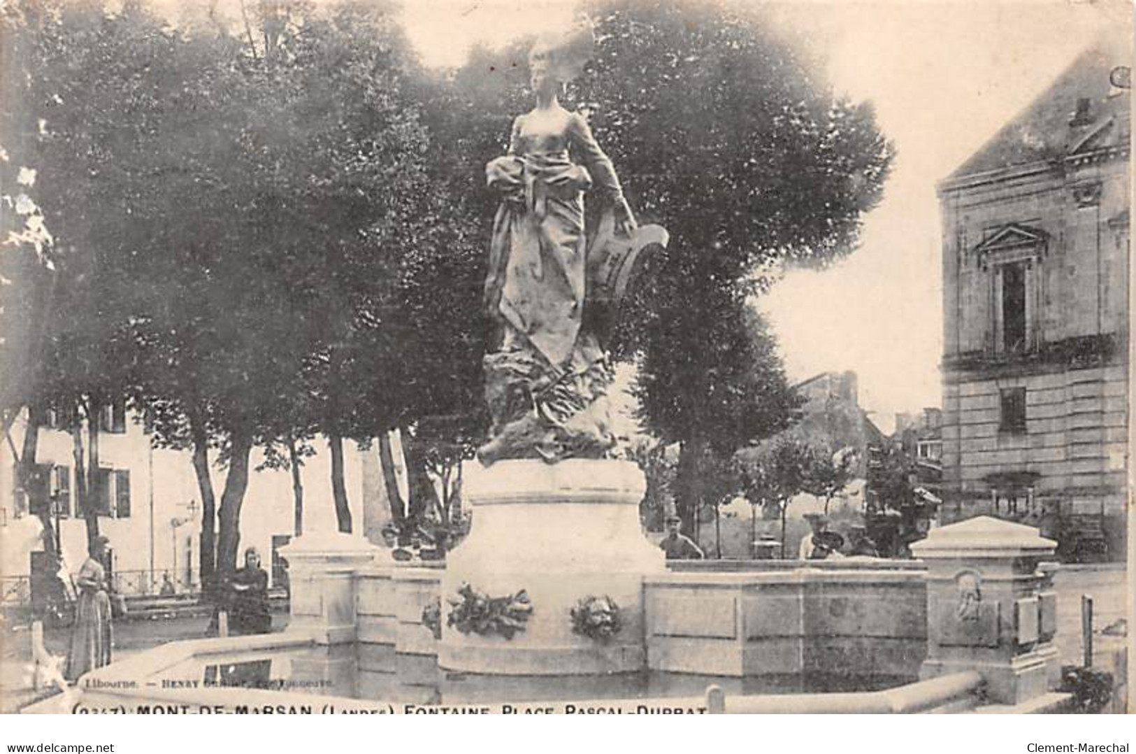 MONT DE MARSAN - Fontaine - Place Pascal Duprat - Très Bon état - Mont De Marsan