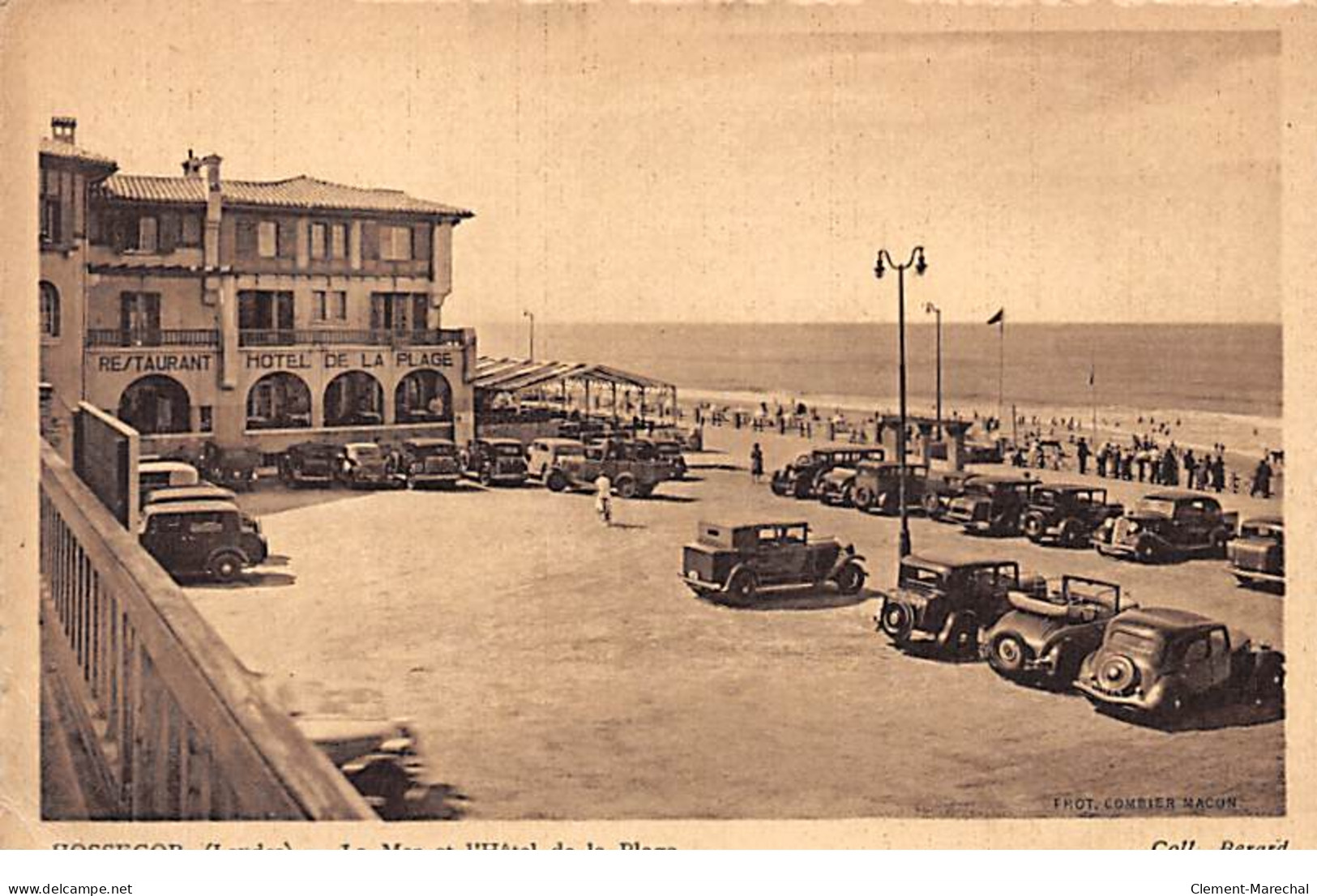 HOSSEGOR - La Mer Et L'Hôtel De La Plage - Très Bon état - Hossegor