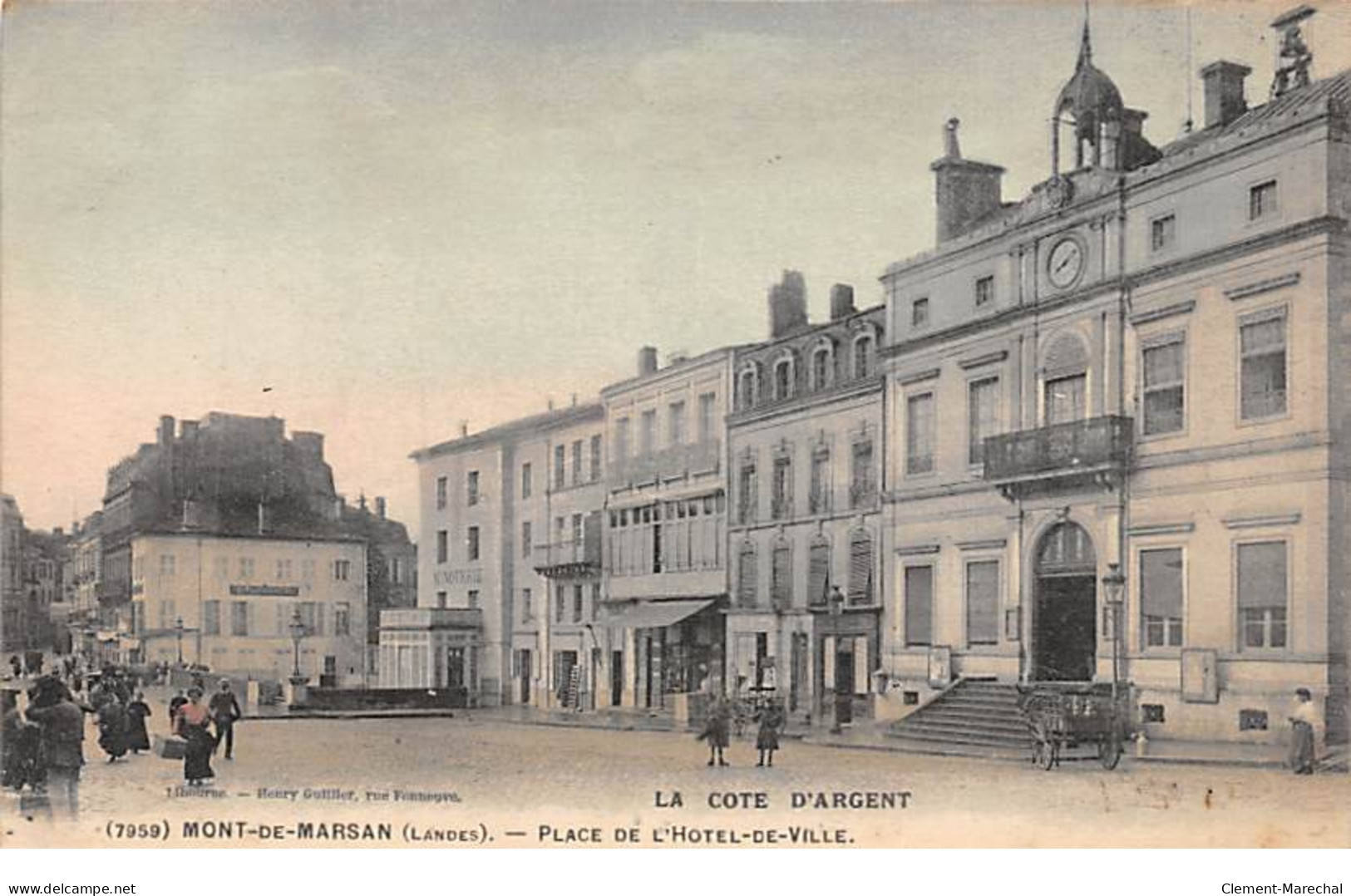 MONT DE MARSAN - Place De L'Hotel De Ville - Très Bon état - Mont De Marsan