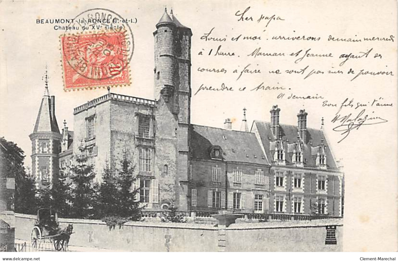 BEAUMONT LA RONCE - Château - Très Bon état - Beaumont-la-Ronce