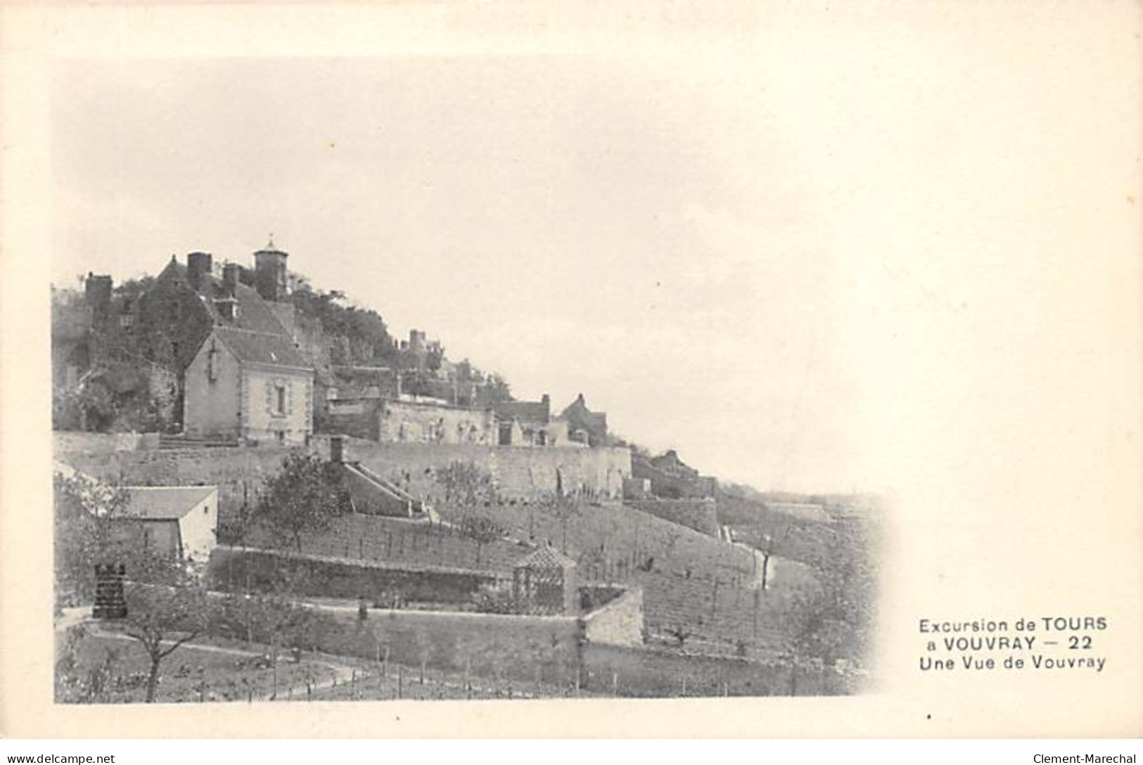 Excursion De TOURS à VOUVRAY - Une Vue De VOUVRAY - Très Bon état - Vouvray