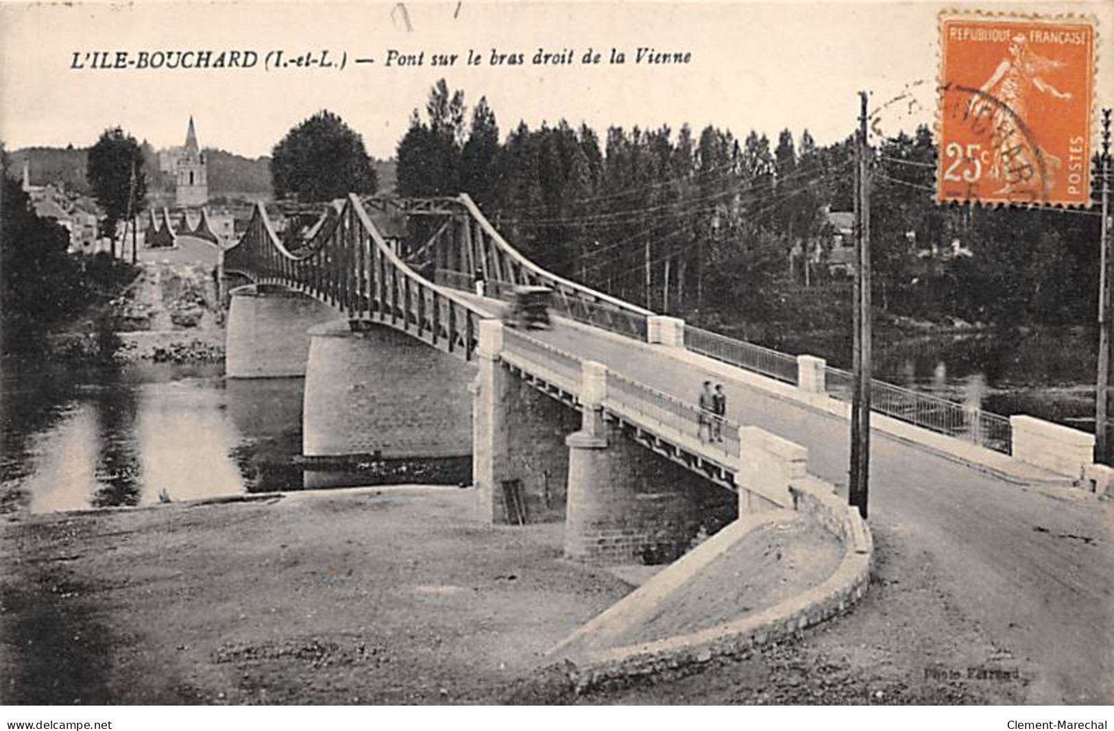 L'ILE BOUCHARD - Pont Sur Le Bras De La Vienne - Très Bon état - L'Île-Bouchard