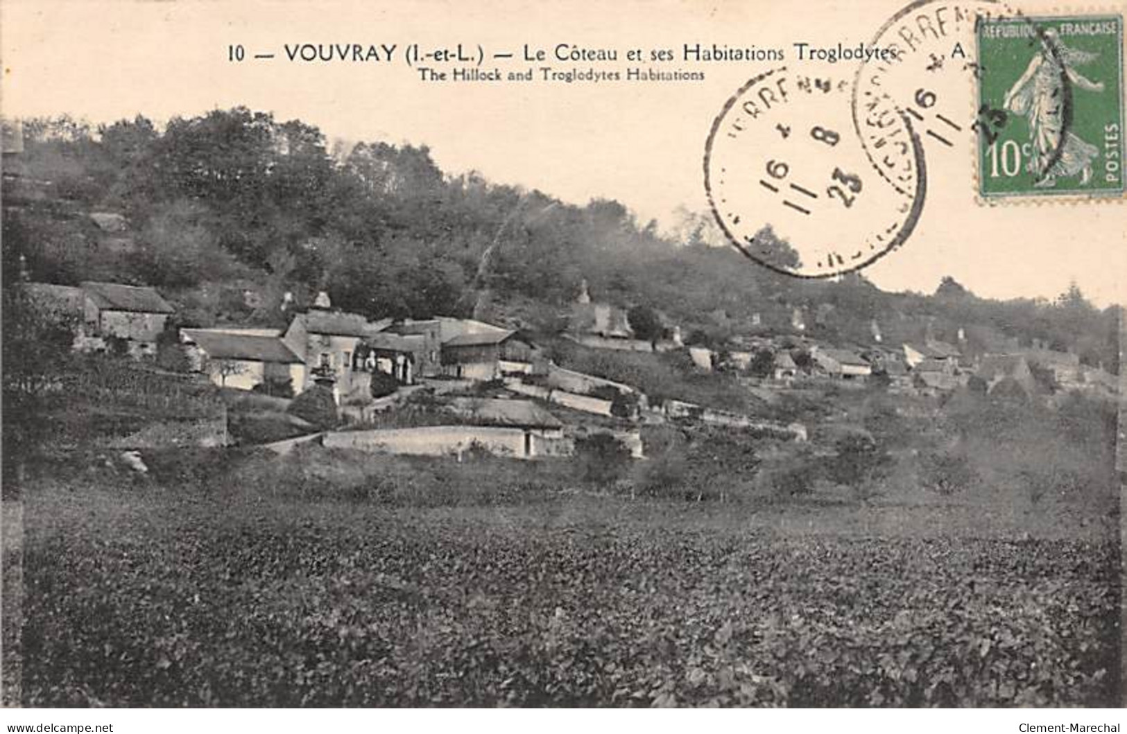 VOUVRAY - Le Côteau Et Des Habitations Troglodytes - Très Bon état - Vouvray