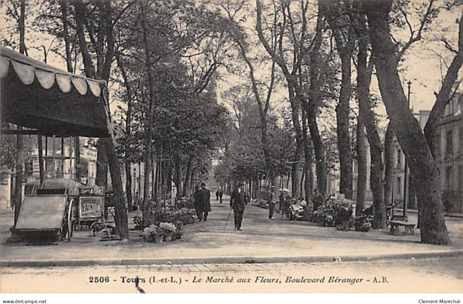 TOURS - Le Marché Aux Fleurs, Boulevard Béranger - Très Bon état - Tours