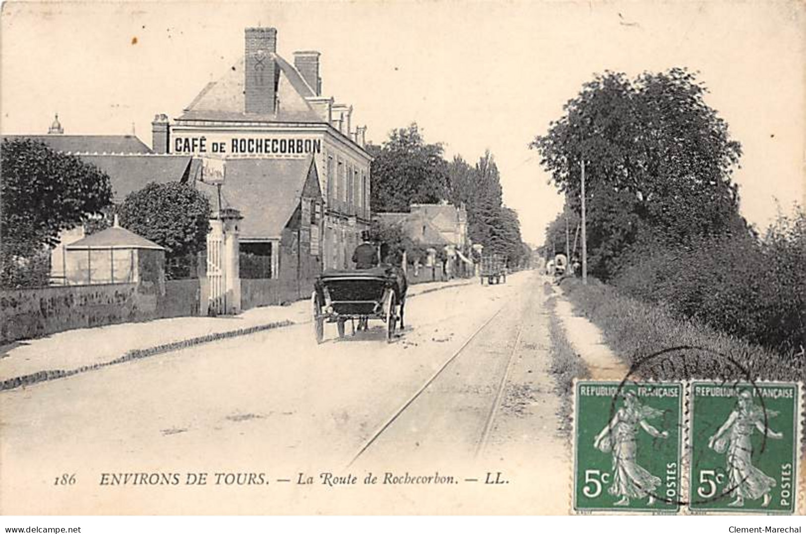 Environs De Tours - La Route De ROCHECORBON - Très Bon état - Rochecorbon