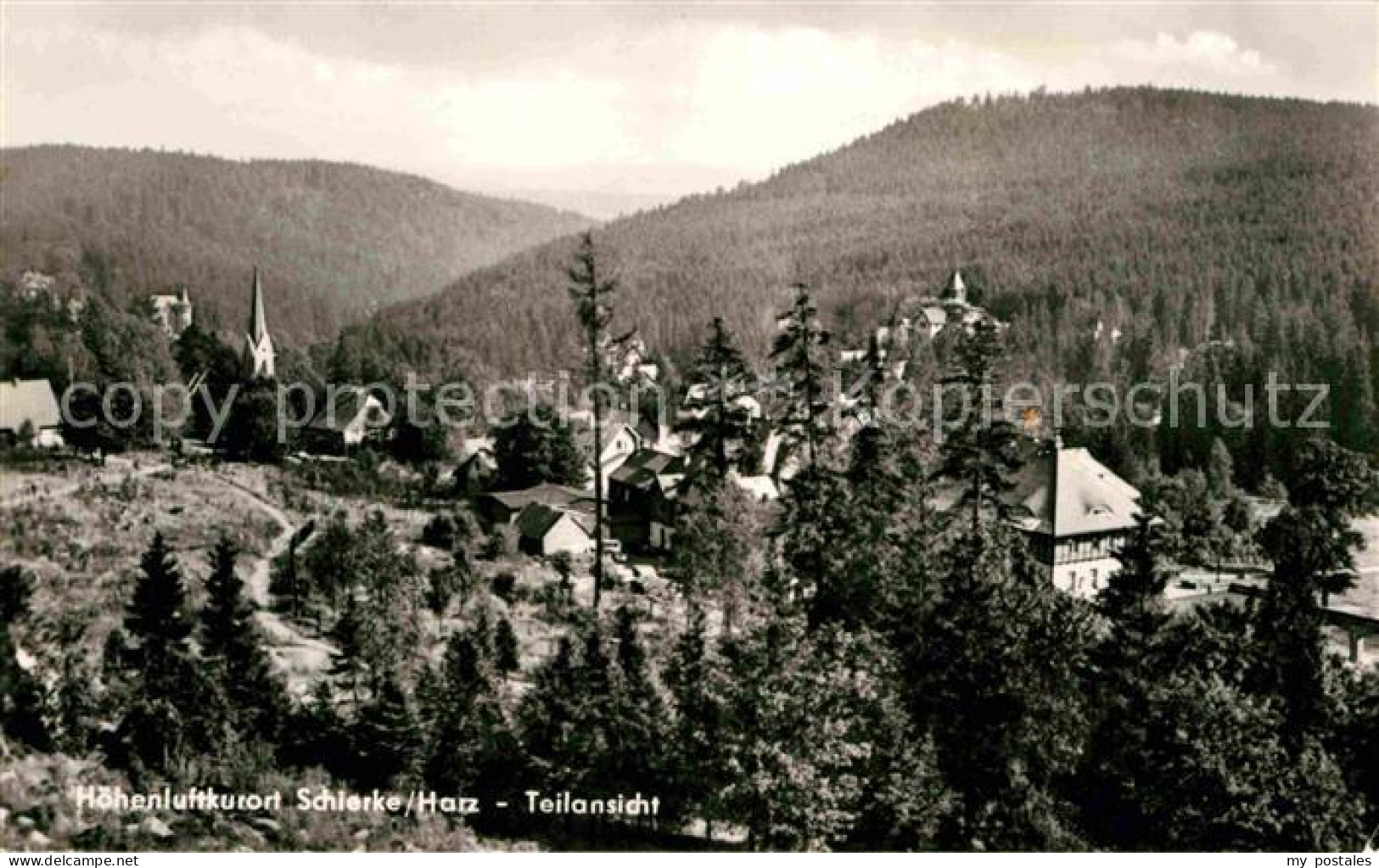 72637647 Schierke Harz Panorama Kirche Hoehenluftkurort Schierke Brocken - Schierke