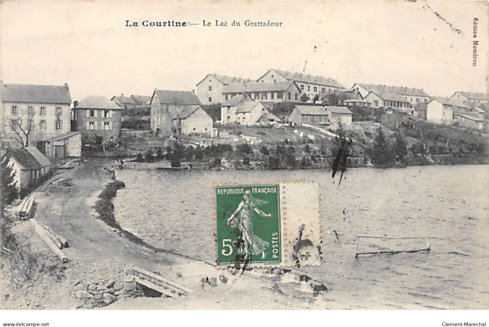 LA COURTINE - Le Lac Du Grattadour - Très Bon état - La Courtine