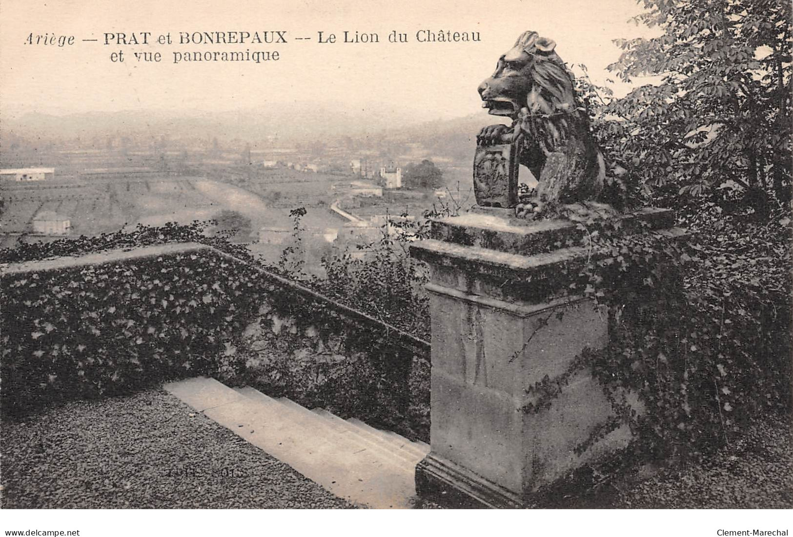 PRAT Et BONREPAUX - Le Lion Du Château Et Vue Panoramique - Très Bon état - Sonstige & Ohne Zuordnung