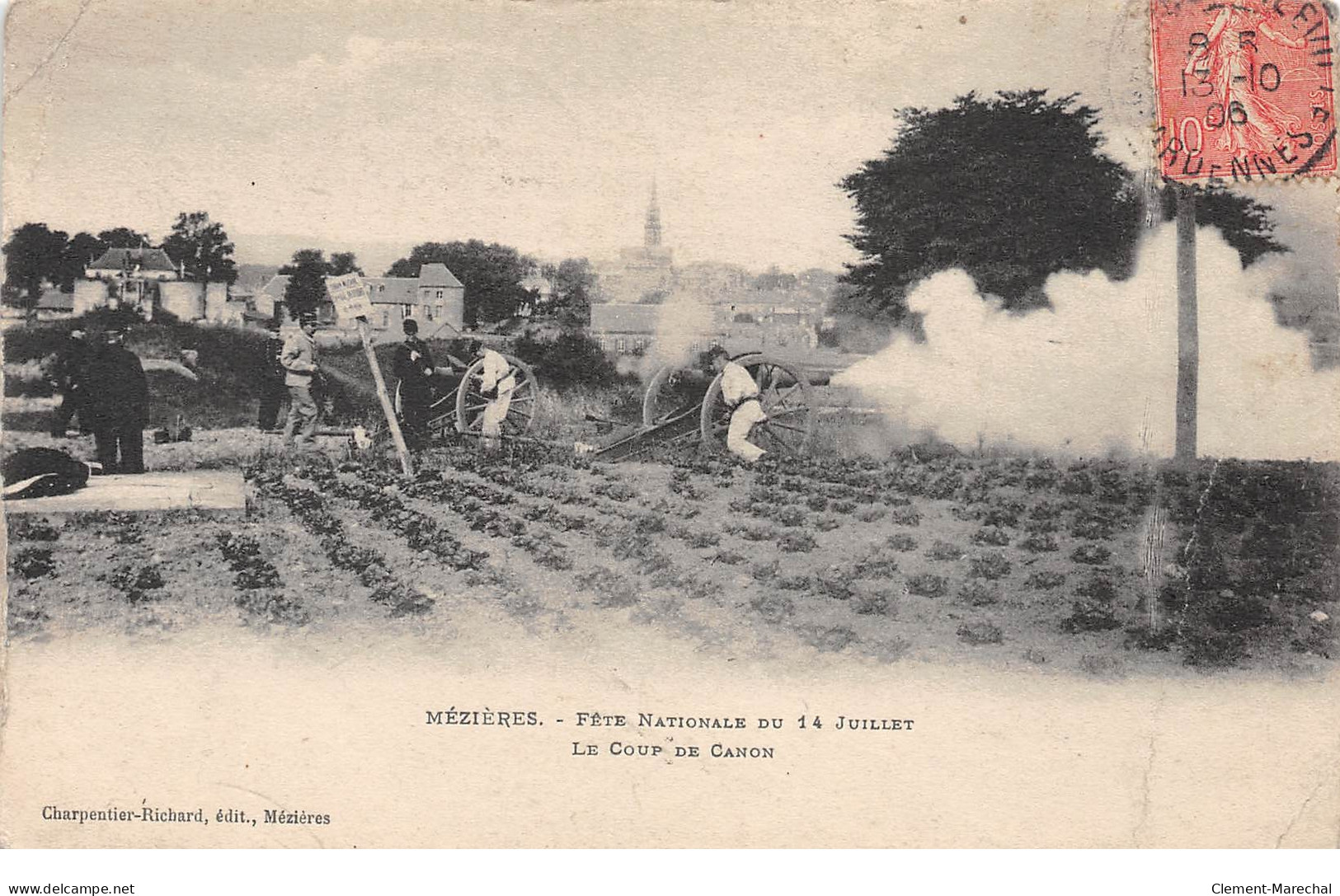 MEZIERES - Fête Nationale Du 14 Juillet - Le Coup De Canon - Très Bon état - Autres & Non Classés