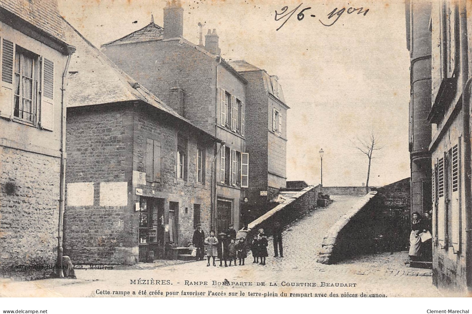 MEZIERES - Rampe Bonaparte De La Courtine Beaudart - Très Bon état - Autres & Non Classés