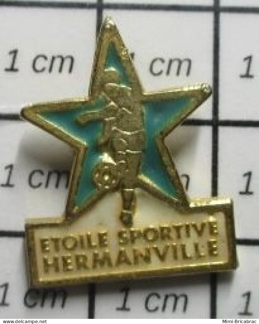 711e Pin's Pins : BEAU ET RARE : SPORTS / CLUB FOOTBALL ETOILE SPORTIVE HERMANVILLE - Basketbal