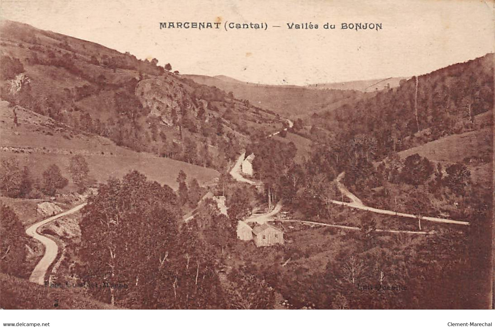 MARCENAT - Vallée Du Bonjon - Très Bon état - Autres & Non Classés