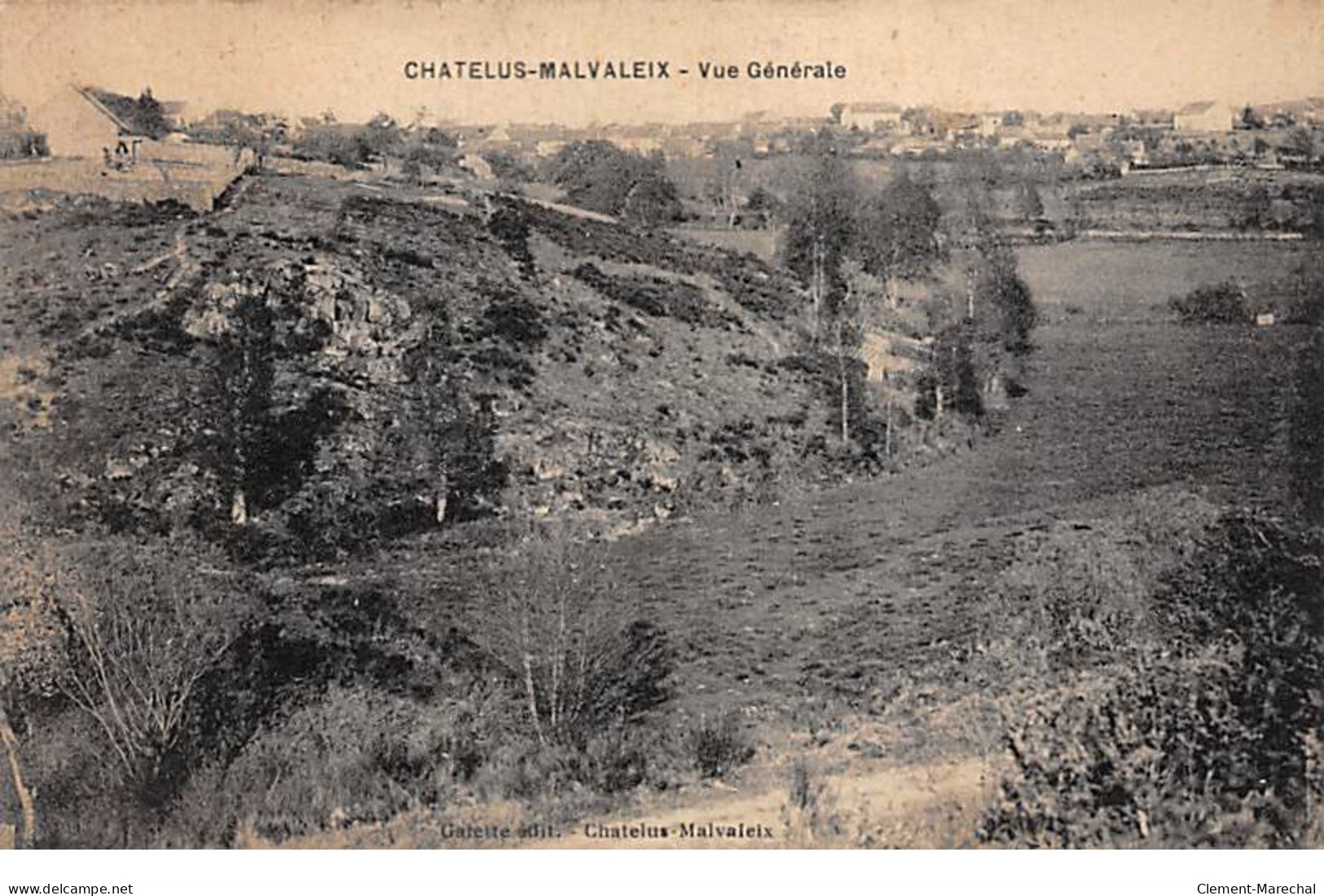 CHATELUX MALVALEIX - Vue Générale - Très Bon état - Chatelus Malvaleix