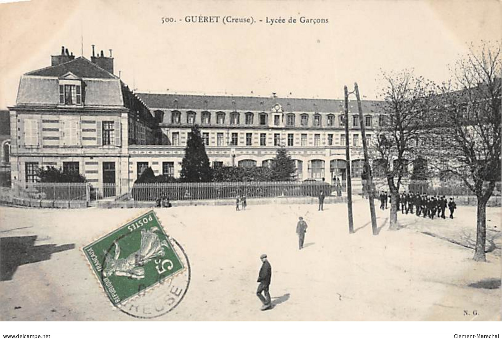 GUERET - Lycée Des Garçons - Très Bon état - Guéret