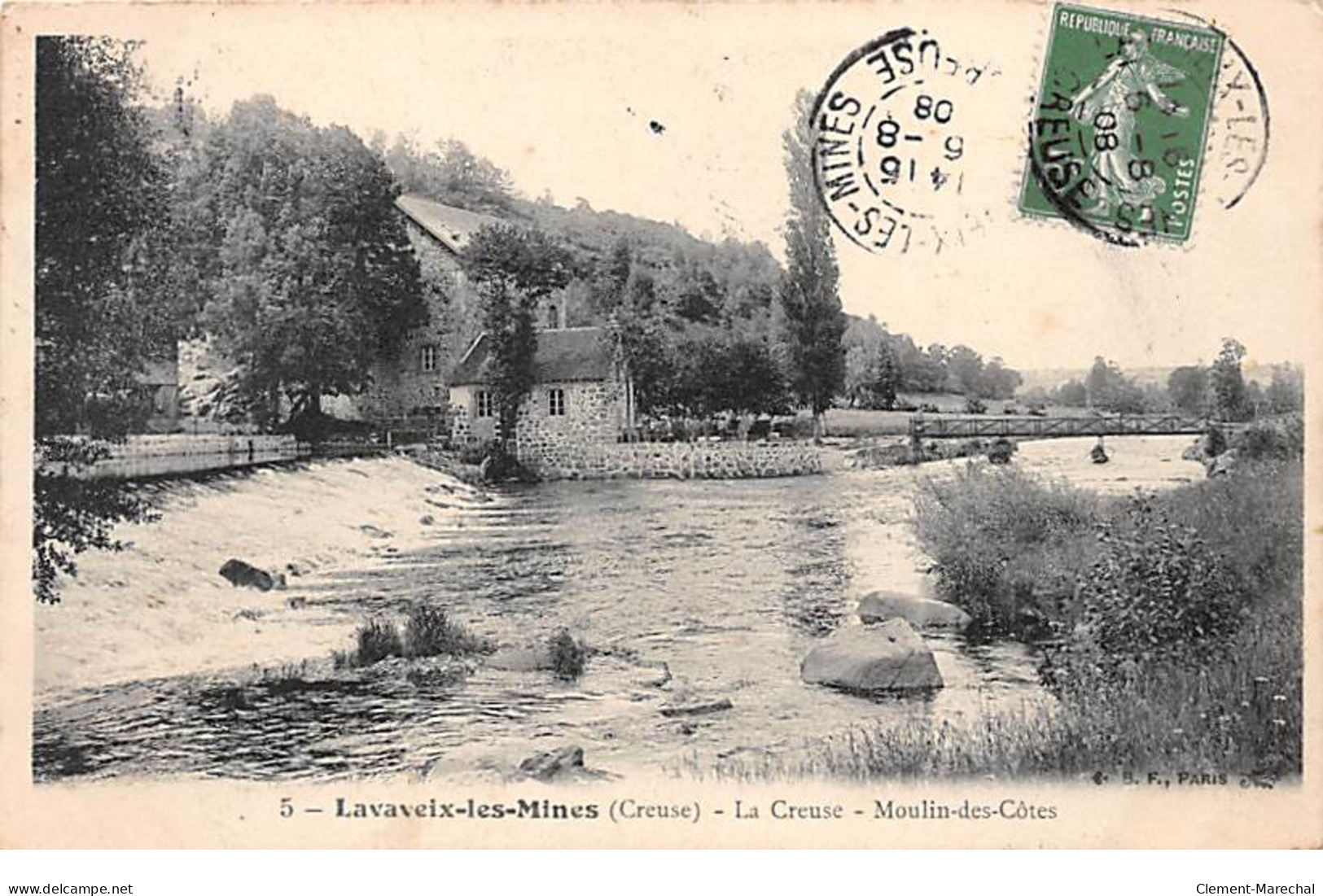 LAVAVEIX LES MINES - La Creuse - Moulin Des Côtes - Très Bon état - Other & Unclassified