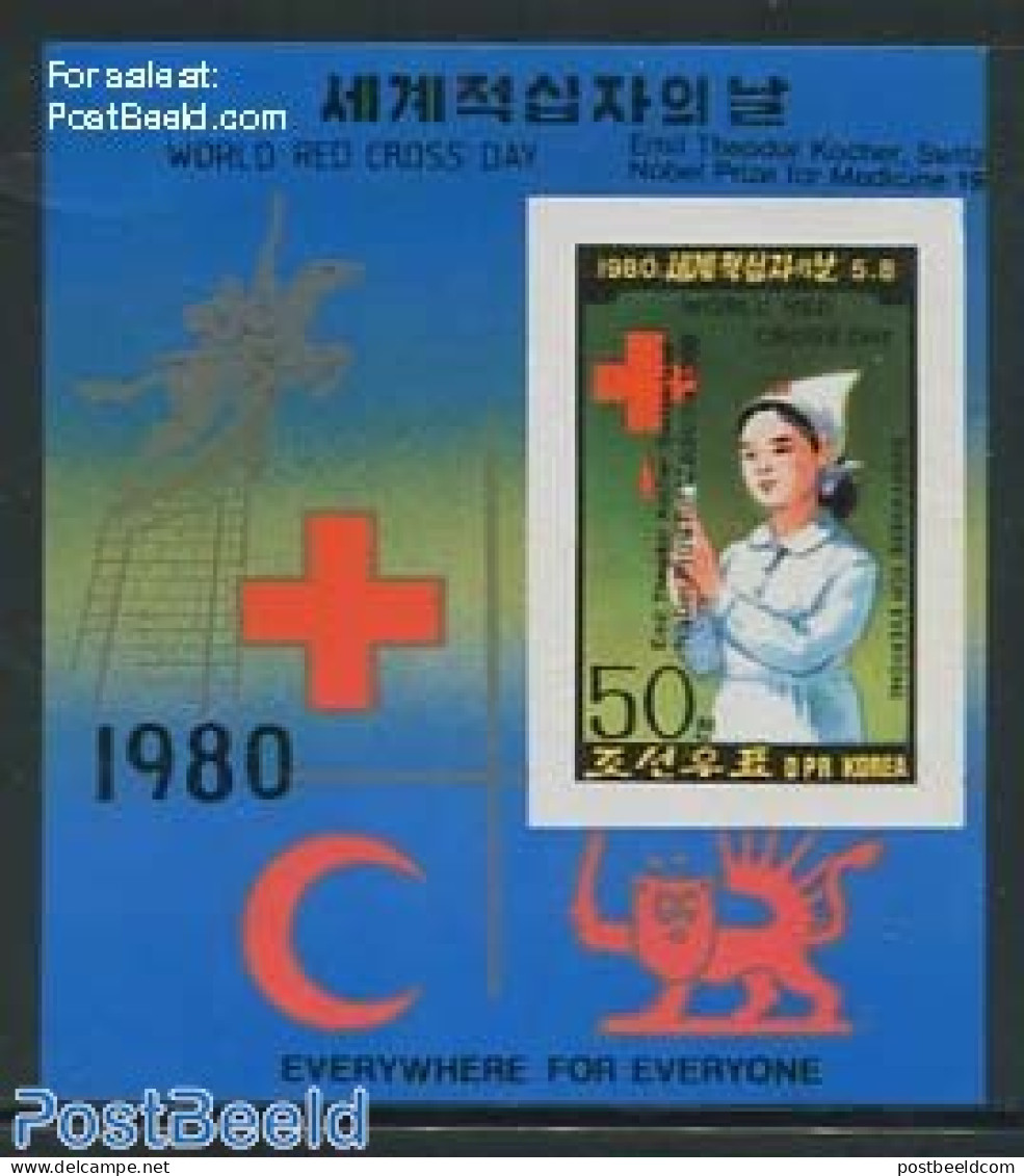 Korea, North 1981 Nobel Prize S/s, Imperforated, Mint NH, Health - History - Red Cross - Nobel Prize Winners - Croix-Rouge