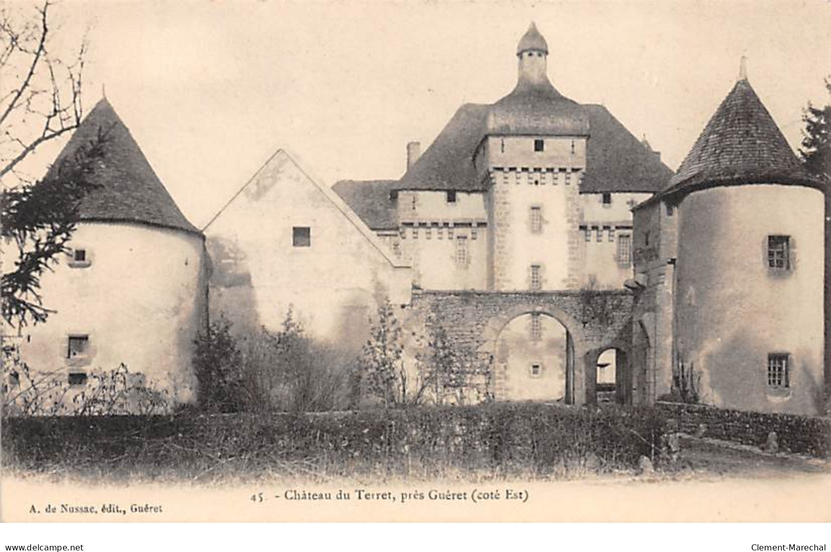 Château Du TERRET Près Gueret - Très Bon état - Sonstige & Ohne Zuordnung