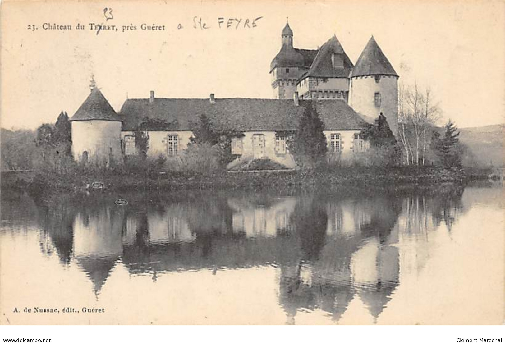 Château De TERRET à SAINTE FEYRE - Très Bon état - Andere & Zonder Classificatie