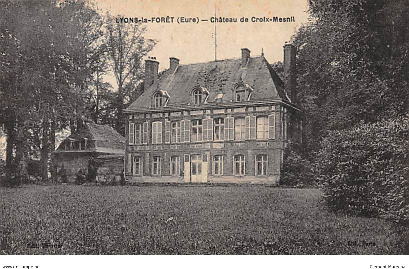 LYONS LA FORET - Château De Croix Mesnil - Très Bon état - Lyons-la-Forêt