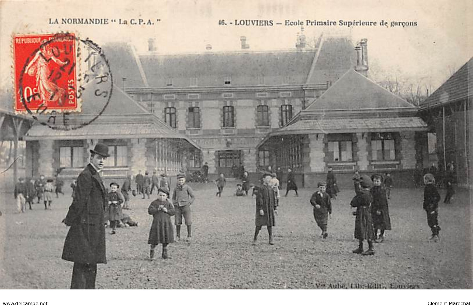 LOUVIERS - Ecole Primaire Supérieure De Garçons - Très Bon état - Louviers